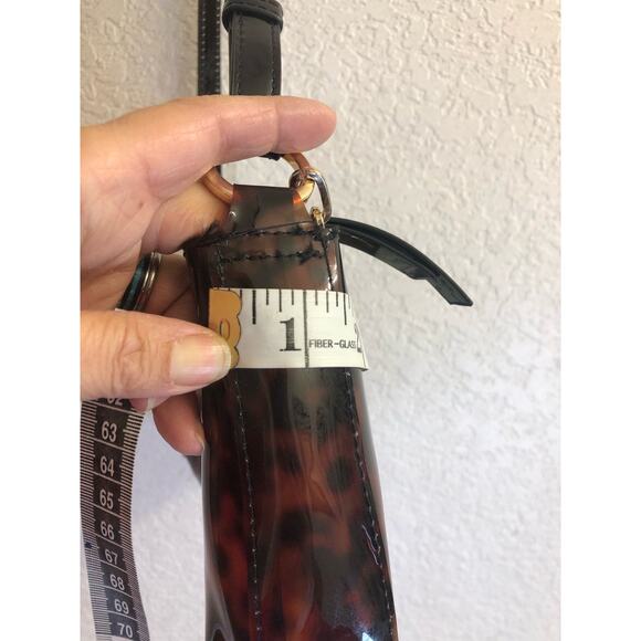 Zara Tortoiseshell Crossbody Bag with Gold Chain - Picture 11 of 11